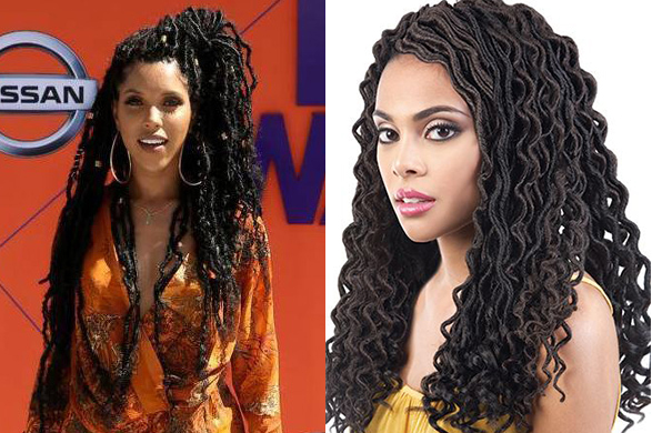 Jasmin Brown and Curl Faux